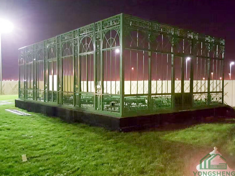 hot dip-galvanizing Steel greenhouse